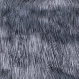 Black and White Long Haired Faux Fur