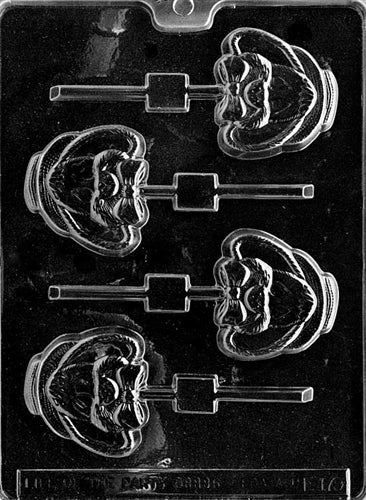 Cute Big Eared Bunny Head Lolly Chocolate Mold - LPE179