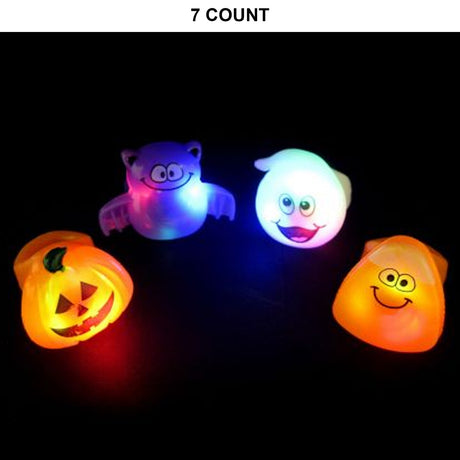 Soft Flashing Halloween Rings