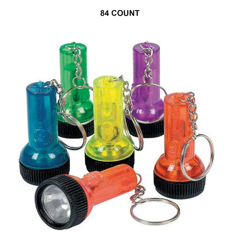 Neon Large Beam Flashlight Keychains