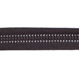 Brown Braided Faux Leather Trim - 1.25"