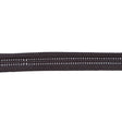 Brown Braided Faux Leather Trim - 1.25"