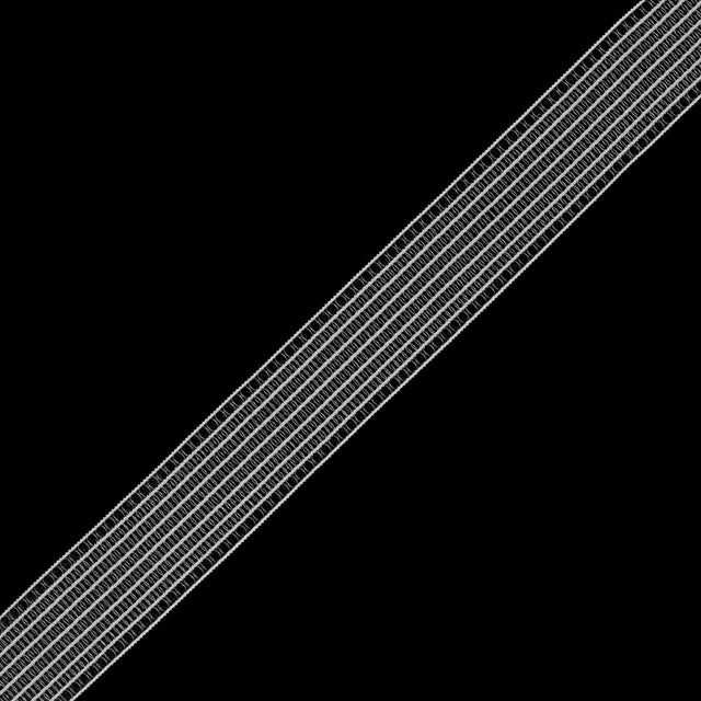 White Nylon Elastic Trim - 1.125"