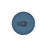 Italian Matte Colonial Blue Domed Plastic Button - 32L/20mm