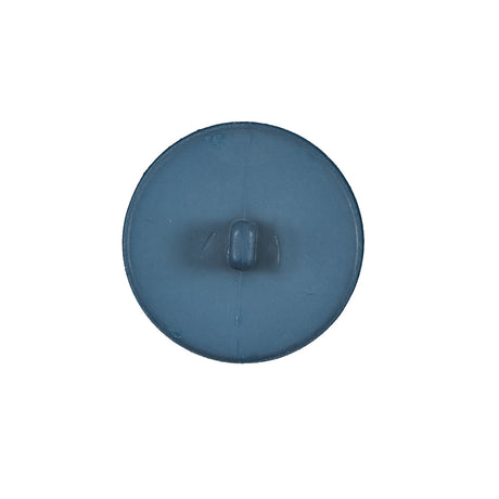 Italian Matte Colonial Blue Domed Plastic Button - 32L/20mm