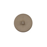 Italian Matte Tan Domed Plastic Button - 24L/15mm