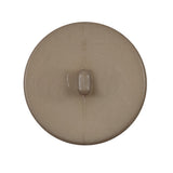 Italian Matte Tan Domed Plastic Button - 44L/28mm