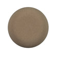 Italian Matte Tan Domed Plastic Button - 44L/28mm