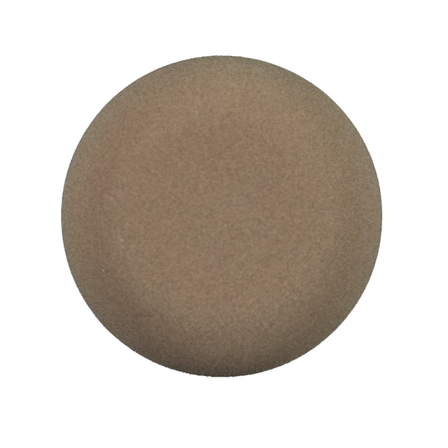 Italian Matte Tan Domed Plastic Button - 44L/28mm