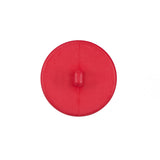 Italian Matte Flame Scarlet Domed Plastic Button - 32L/20mm