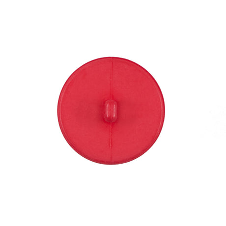 Italian Matte Flame Scarlet Domed Plastic Button - 32L/20mm
