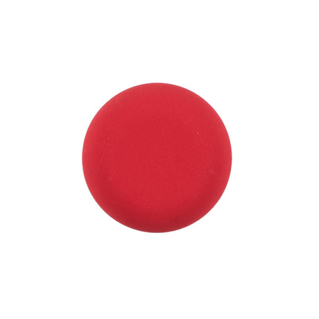 Italian Matte Flame Scarlet Domed Plastic Button - 32L/20mm