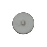 Italian Matte Light Gray Domed Plastic Button - 32L/20mm