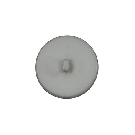 Italian Matte Light Gray Domed Plastic Button - 32L/20mm