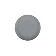 Italian Matte Light Gray Domed Plastic Button - 32L/20mm