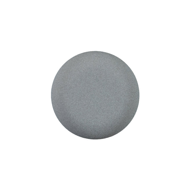 Italian Matte Light Gray Domed Plastic Button - 32L/20mm