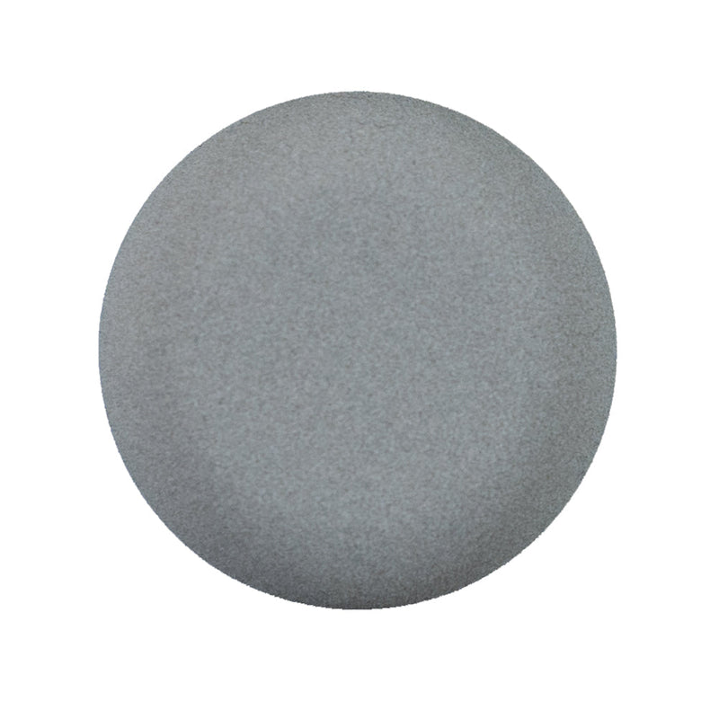 Italian Matte Light Gray Domed Plastic Button - 44L/28mm