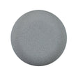 Italian Matte Light Gray Domed Plastic Button - 44L/28mm