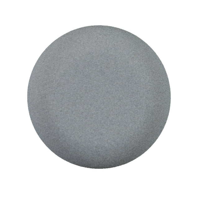 Italian Matte Light Gray Domed Plastic Button - 44L/28mm