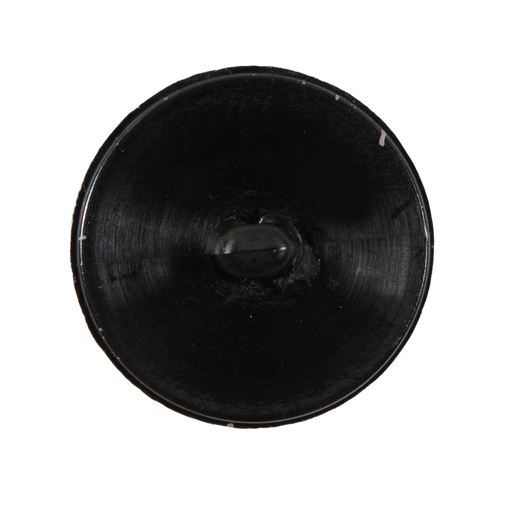 Italian Black and Twilight Mauve Speckled Plastic Button - 44L/28mm