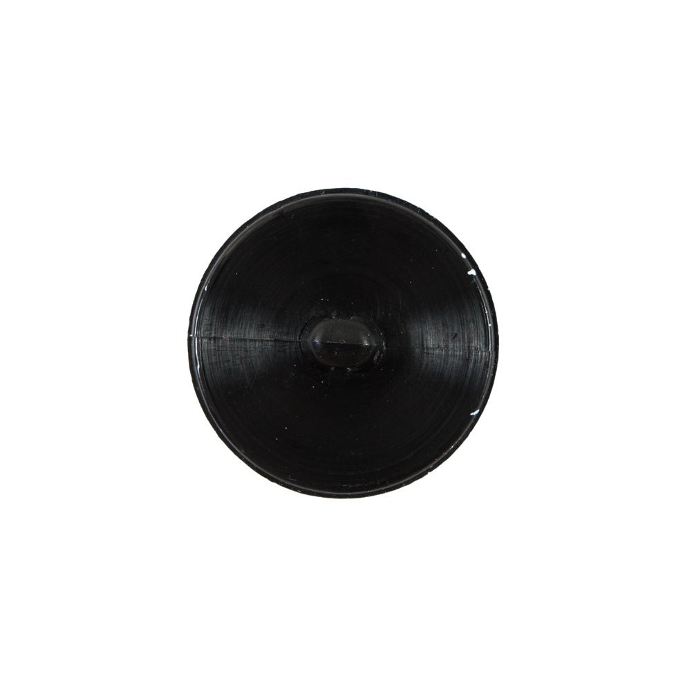 Italian Black and White Speckled Plastic Button - 32L/20mm