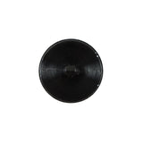 Italian Black and White Speckled Plastic Button - 32L/20mm