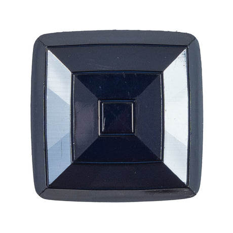 Italian Navy Square Plastic Button - 48L/30.5mm