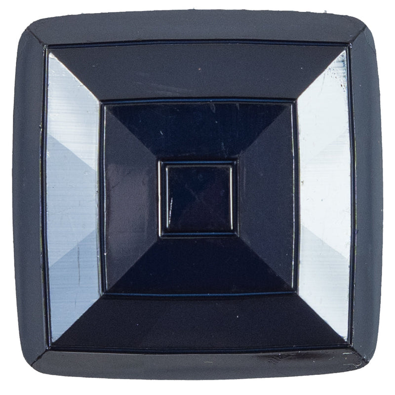 Italian Navy Square Plastic Button - 64L/40.5mm