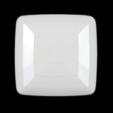 Italian Ivory Square Plastic Button - 48L/30.5mm