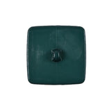Italian Sycamore Green Square Plastic Button - 36L/23mm