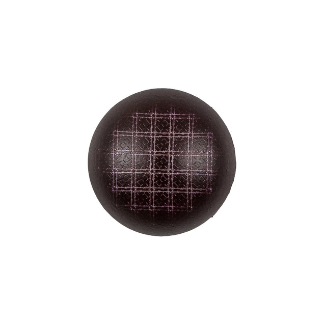 Italian Wine Checkered Plastic Button - 32L/20mm
