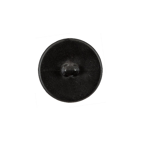 Italian Black Checkered Plastic Button - 32L/20mm