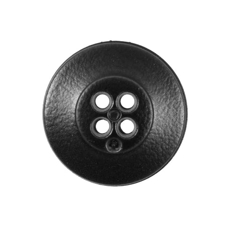 Italian Black 4-Hole Plastic Button -40L/25.5mm