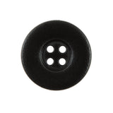 Italian Black 4-Hole Plastic Button -40L/25.5mm
