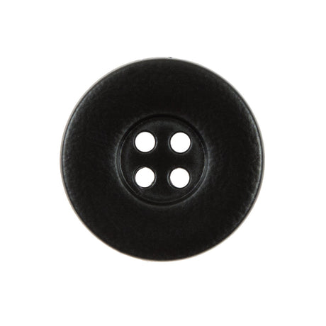 Italian Black 4-Hole Plastic Button -40L/25.5mm