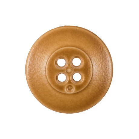 Italian Light Brown 4-Hole Plastic Button -40L/25.5mm
