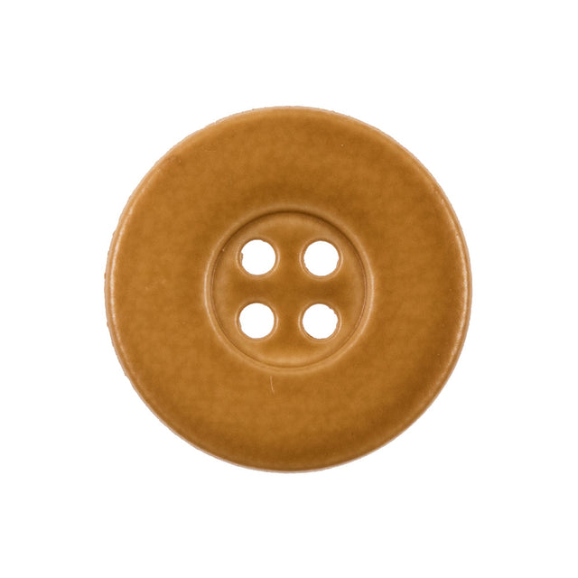 Italian Light Brown 4-Hole Plastic Button -40L/25.5mm