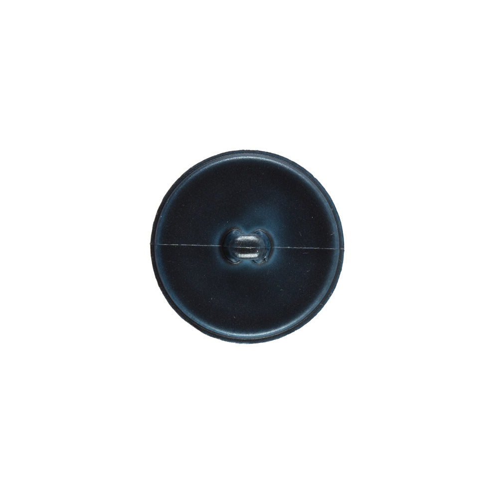Italian Navy Faux Leather Plastic Button - 24L/15mm