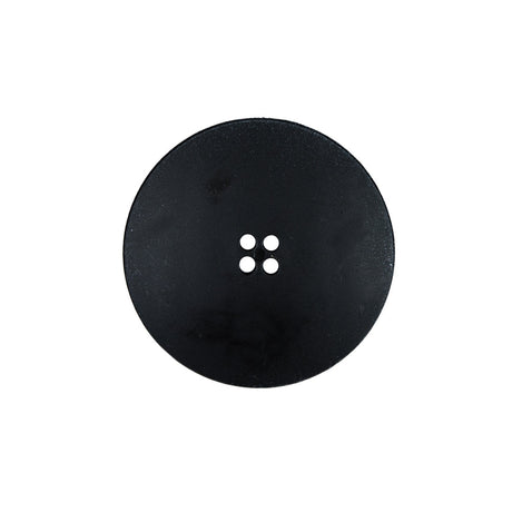 Italian Black Textured 4-Hole Button - 36L/23mm