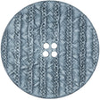 Italian Light Blue Textured 4-Hole Button - 80L/50.8mm