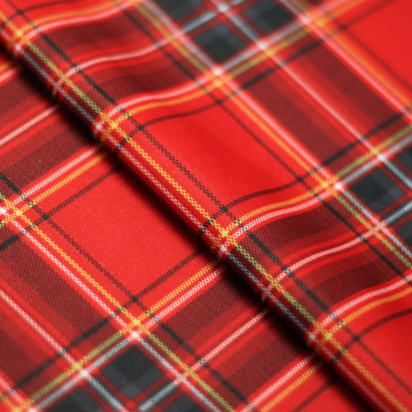 Plaid Classics Polyester Spandex Fabric - Tartan Plaid, 58/60" Width (1 Yard)