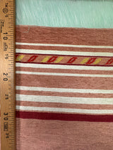Cotton Viscose Panel Print Fabric Green Pink