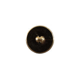 Italian Gold Basketwoven Shank Back Plastic Button - 20L/12.5mm