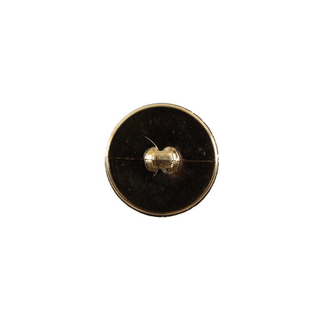 Italian Gold Basketwoven Shank Back Plastic Button - 20L/12.5mm