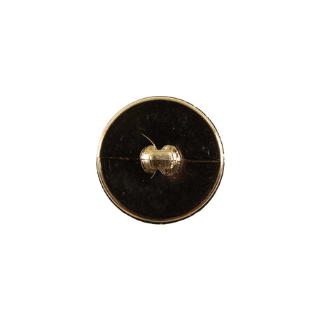 Italian Gold Basketwoven Plastic Button - 24L/15mm