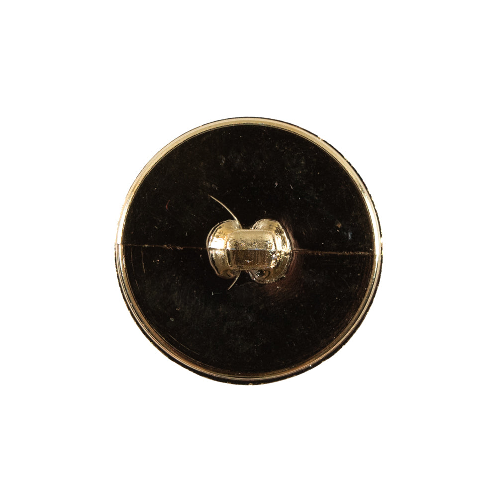 Italian Gold Basketwoven Plastic Button - 36L/23mm