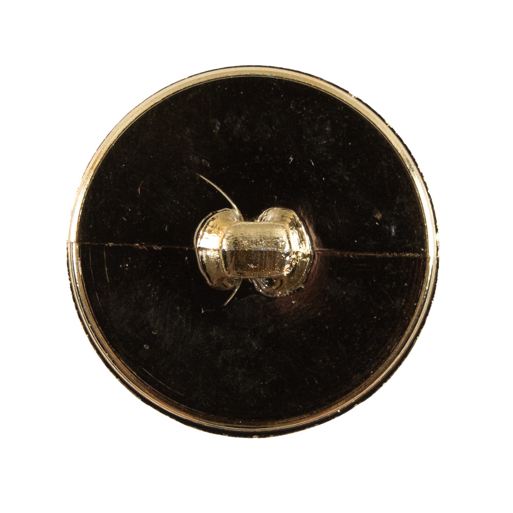 Italian Gold Basketwoven Plastic Button - 44L/28mm