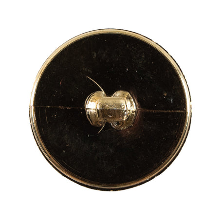 Italian Gold Basketwoven Plastic Button - 44L/28mm