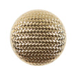 Italian Gold Basketwoven Plastic Button - 44L/28mm