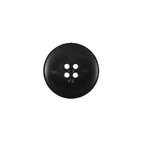 Italian Black and White Geometric Domed Button - 24L/15mm